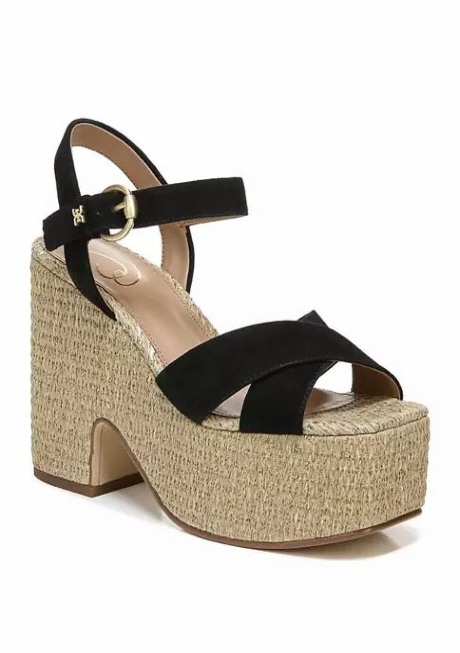 Shoes * | Outlet Sam Edelman Trianna 2 Wedge Black