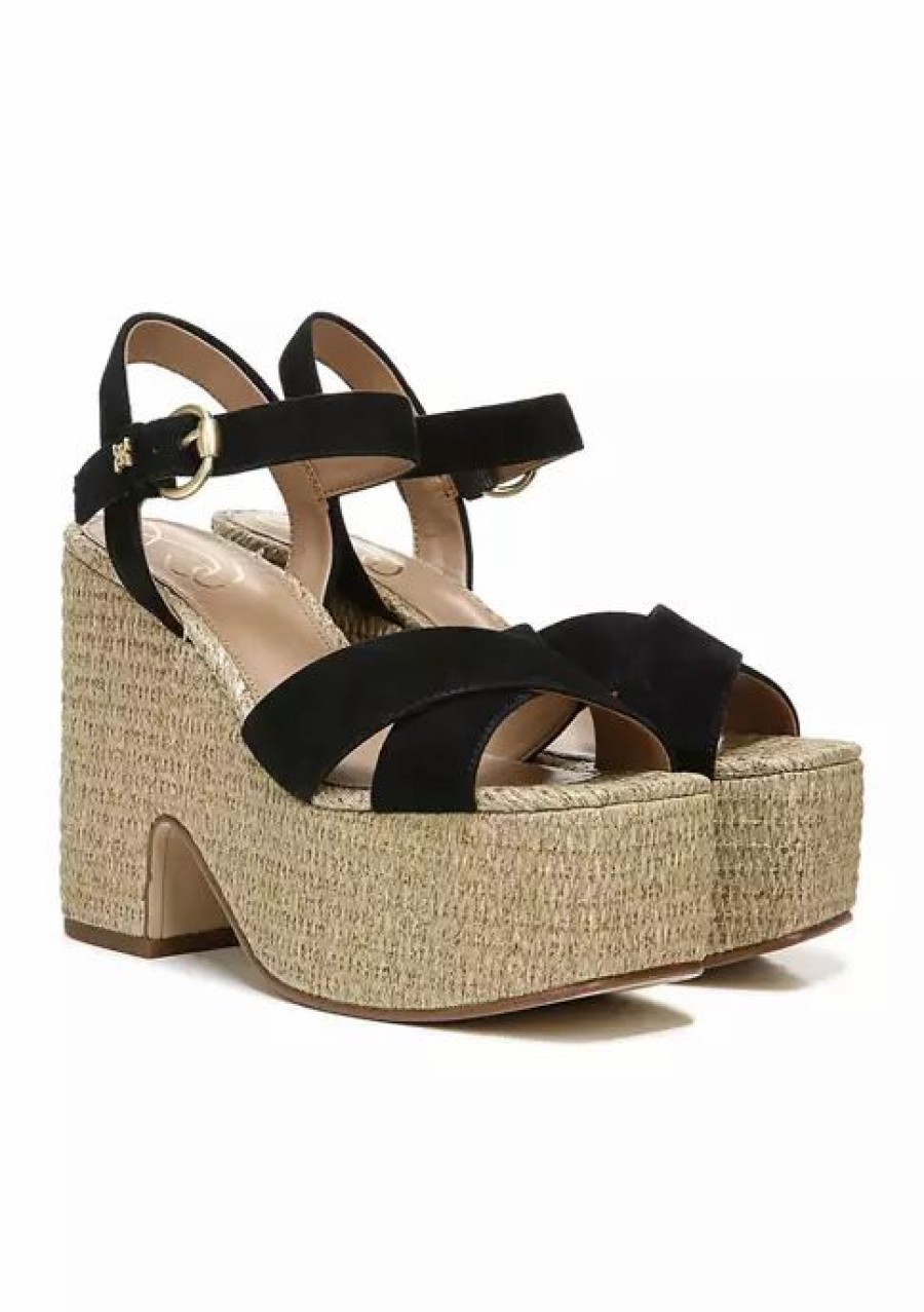 Shoes * | Outlet Sam Edelman Trianna 2 Wedge Black