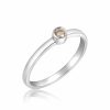 Jewelry * | Discount Adornia Fine Single Bezeled Diamond Band .925 Sterling Silver