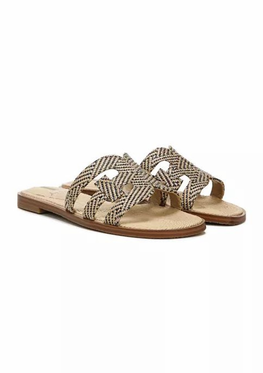 Shoes * | Best Reviews Of Sam Edelman Bay 21 Sandal Natural Black