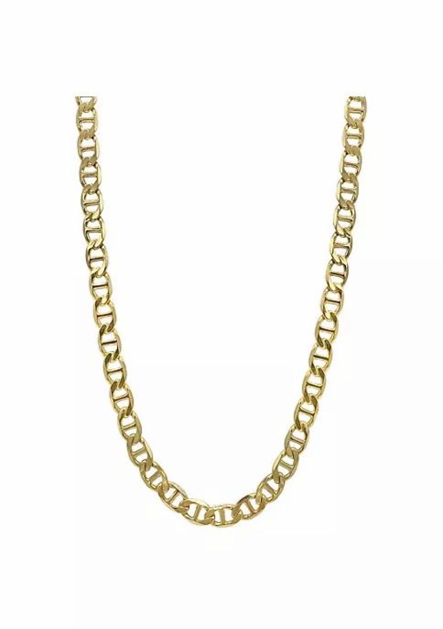 Jewelry * | Discount Adornia 6Mm Mariner Chain 24 Gold