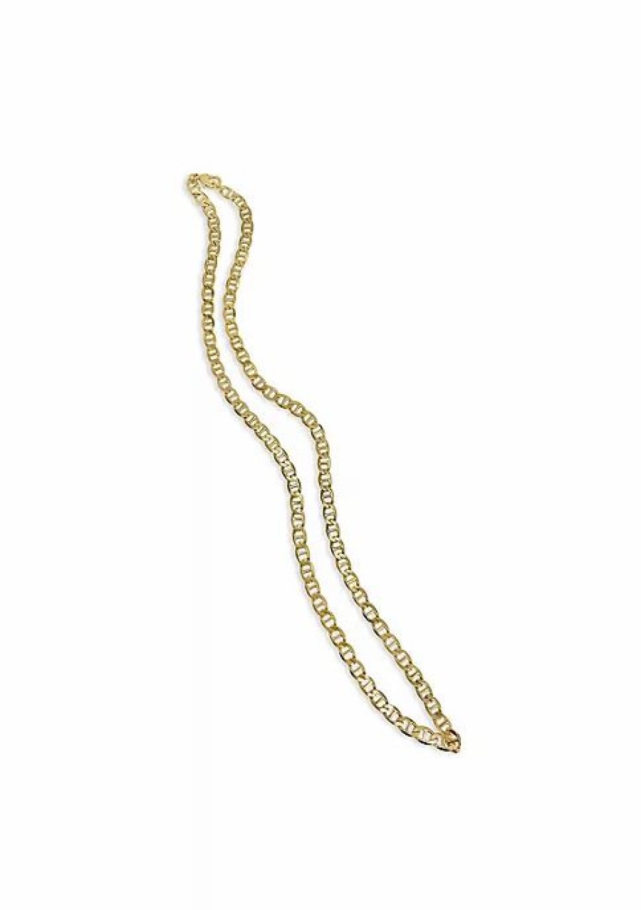 Jewelry * | Discount Adornia 6Mm Mariner Chain 24 Gold