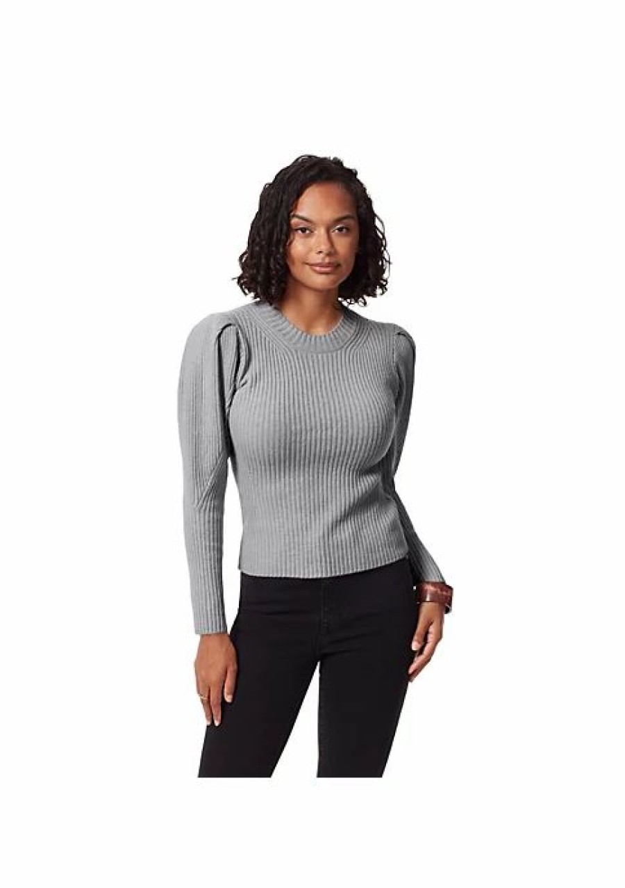 Sweaters * | Cheap Sam Edelman Cohen Puff Slv Sweater