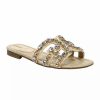 Shoes * | Cheap Sam Edelman Bay 16 Flat Sandals Eggshell