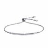 Jewelry * | Coupon Adornia Bar Lariat Bracelet .925 Sterling Silver