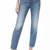 Jeans * | Promo Sam Edelman Women'S High Rise Slim Straight Jeans Snow Canyon