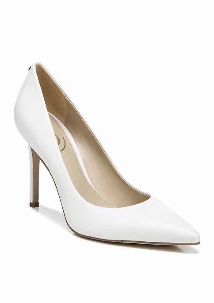 Shoes * | Wholesale Sam Edelman Hazel Pumps Bright White