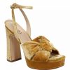 Shoes * | Wholesale Sam Edelman Kristen Platform Heeled Sandals Saffron